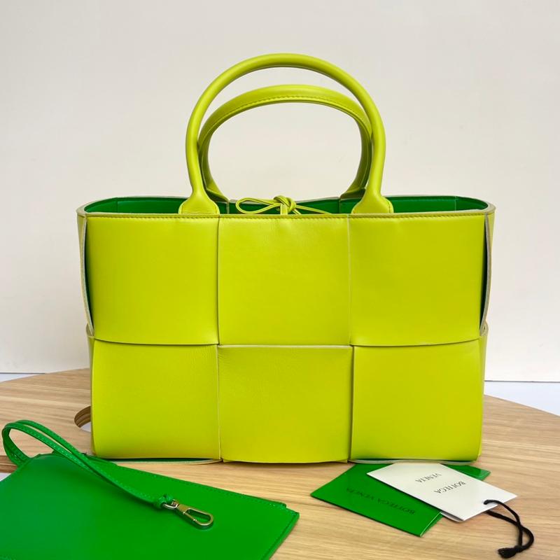 Bottega Veneta Handbags 652867 Plain Kiwi Parrot Green